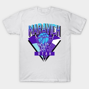 Utah Basketball Throwback 90s Maravich T-Shirt